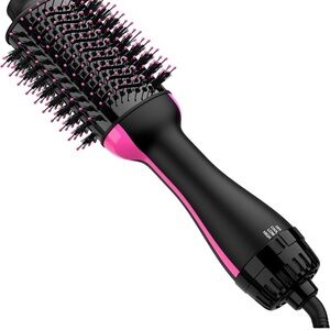 Umeely Black and Pink Hair Dryer Brush